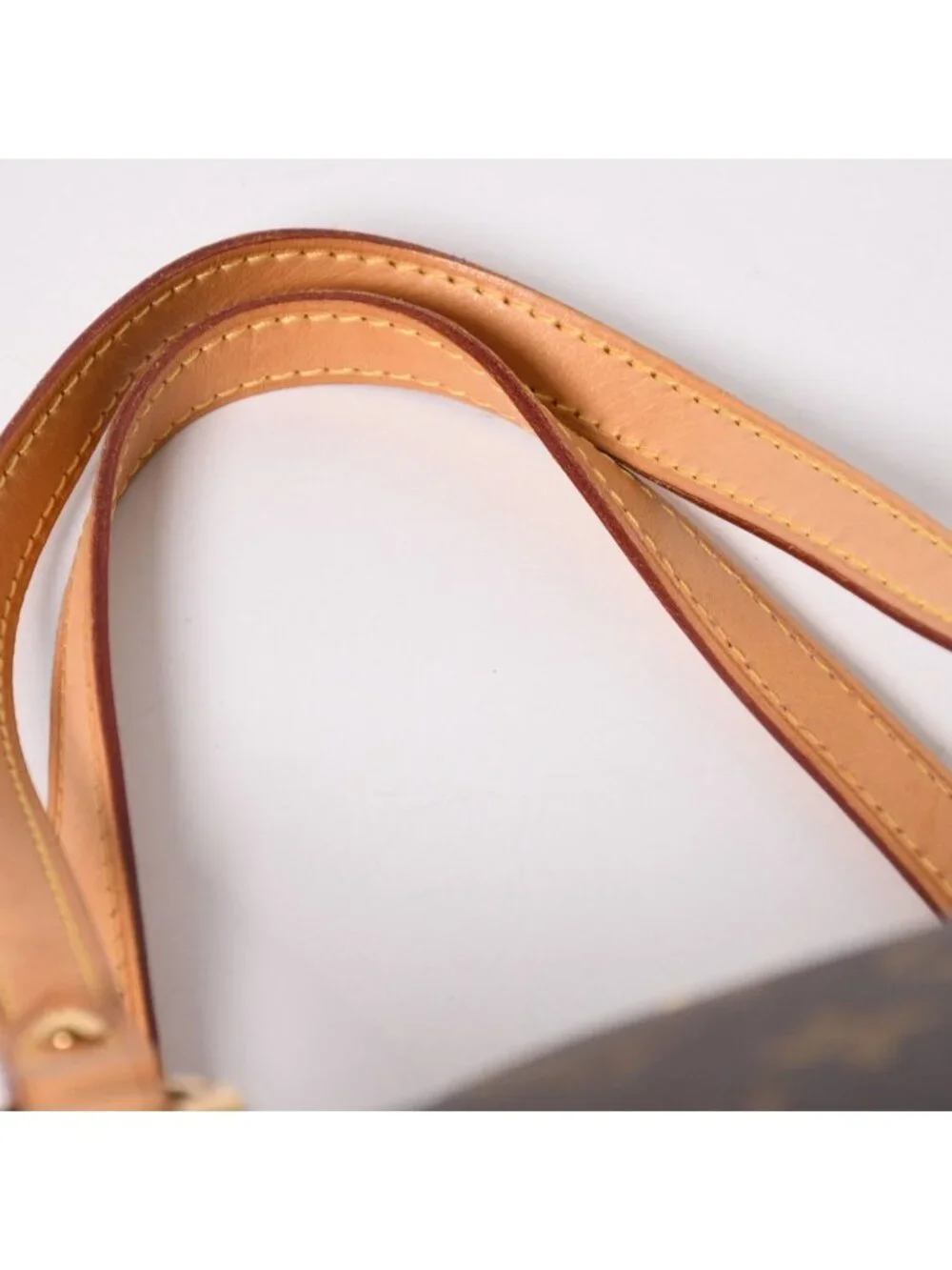 Louis Vuitton Montorgueil GM Shoulder Bag Brown Monogram Canvas Gold